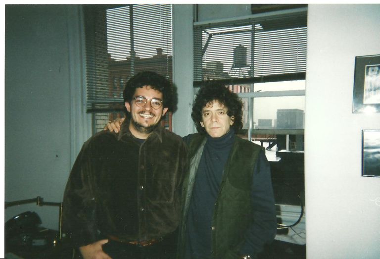 Rafa Cervera y Lou Reed